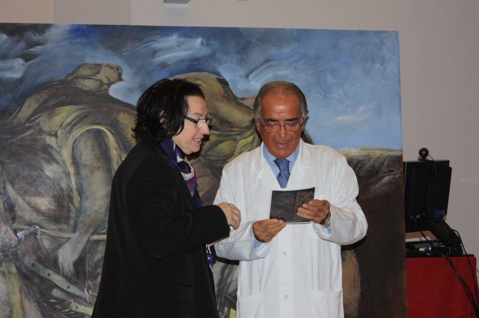 Iris Versari e il Prof. Amadori